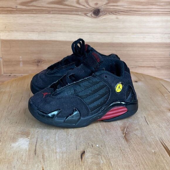 Jordan 14 Retro Last Shot Toddler Athletic Sneaker Shoes Size 7C - Picture 4 of 10